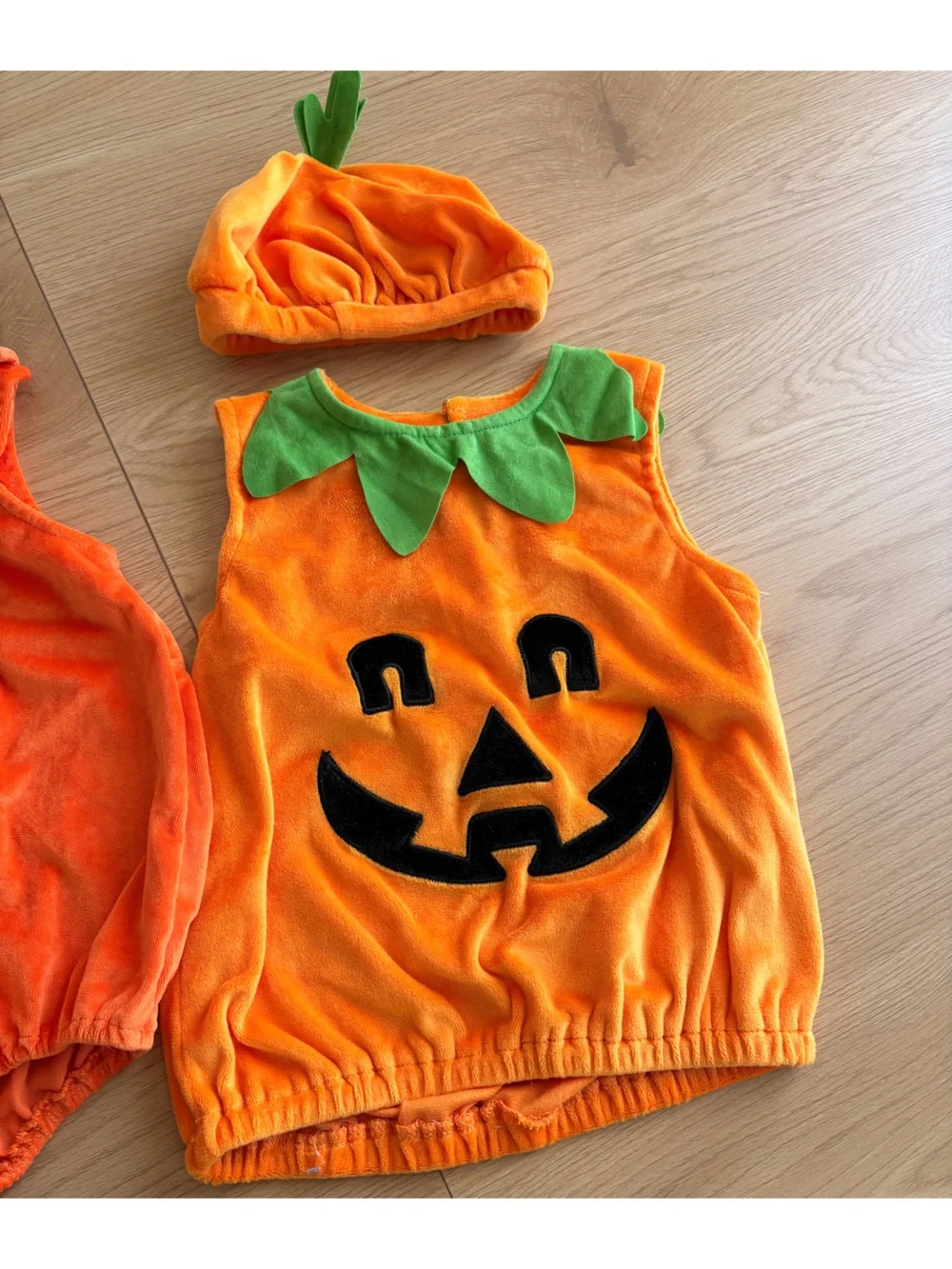Pumpkin Costume for Babbies with hat 6-9M